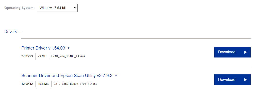 Скачать драйвер принтера Epson L210